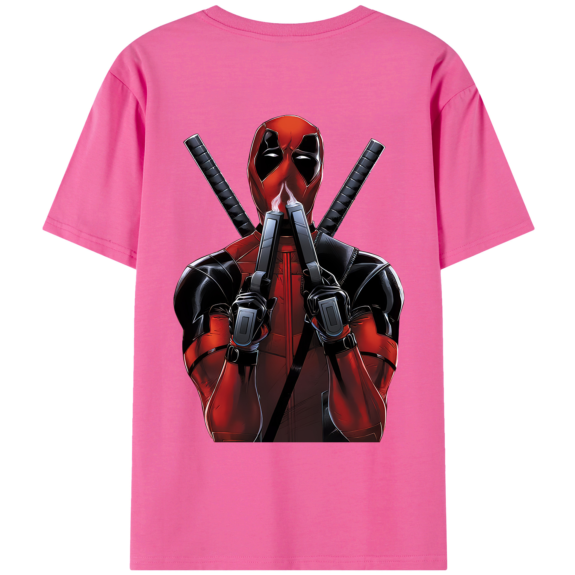 （画像用） Deadpool デッドプール レディース半袖Tシャツ(バックプリント)